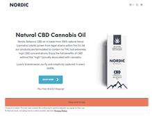 Tablet Screenshot of nordicbotanics.com